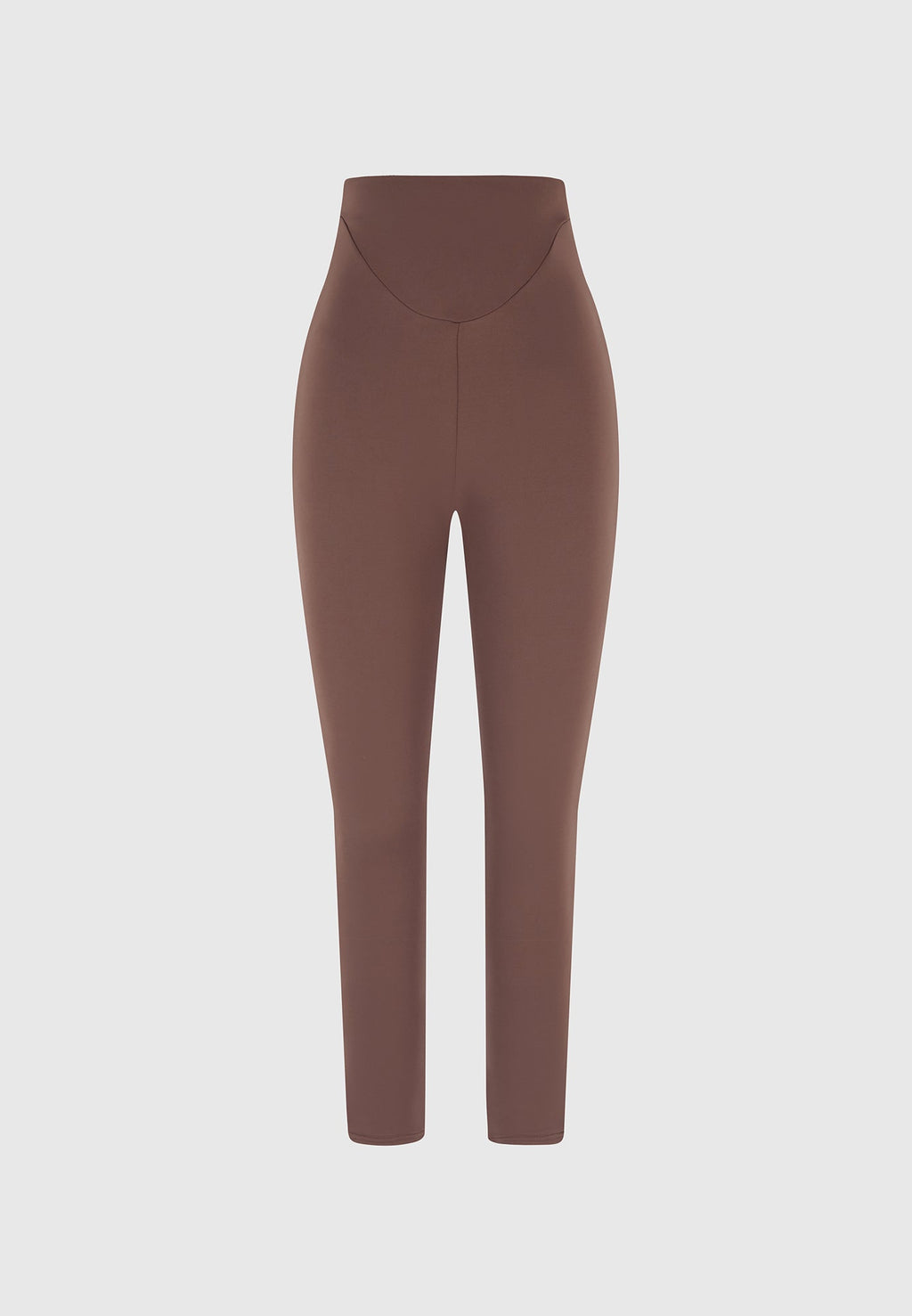 Chloe - High Waisted Leggings - Brown