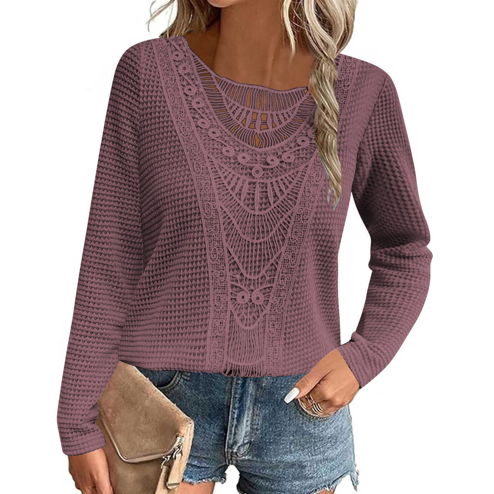 Caroline | Elegant Ibiza Knit Top..
