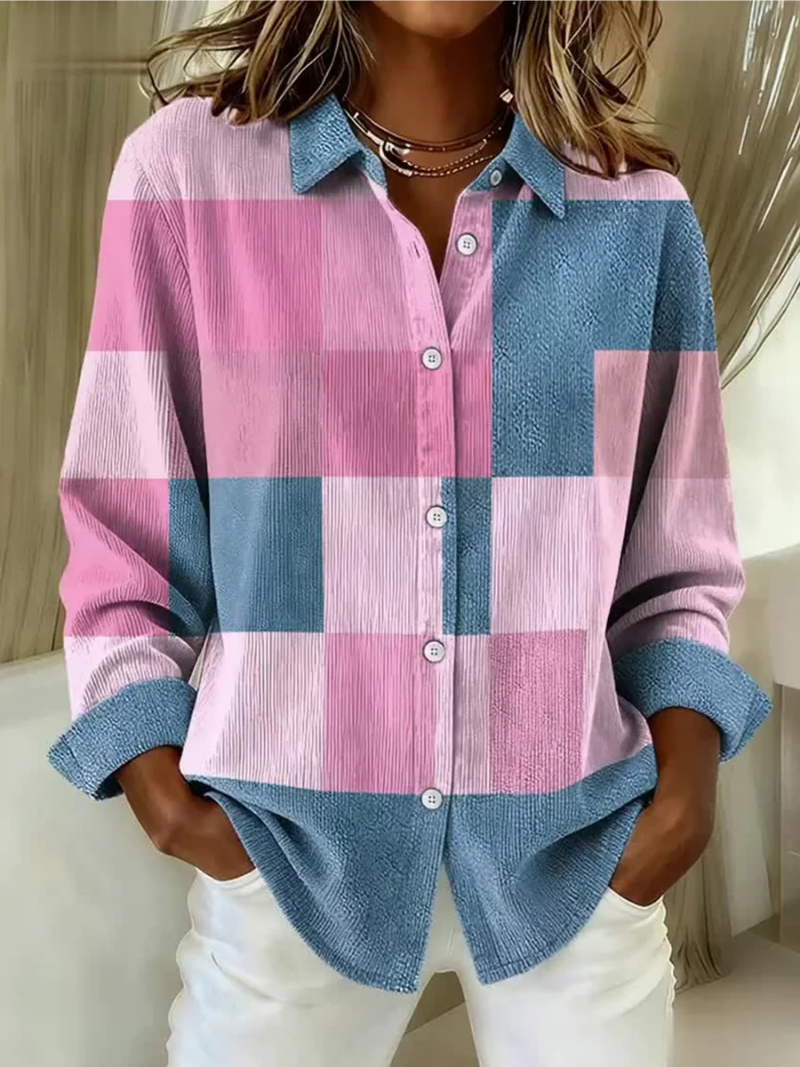Nora | Diligent Checked Blouse