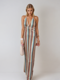 Naama-Lee™ | Backless V-Neck Maxi Dress