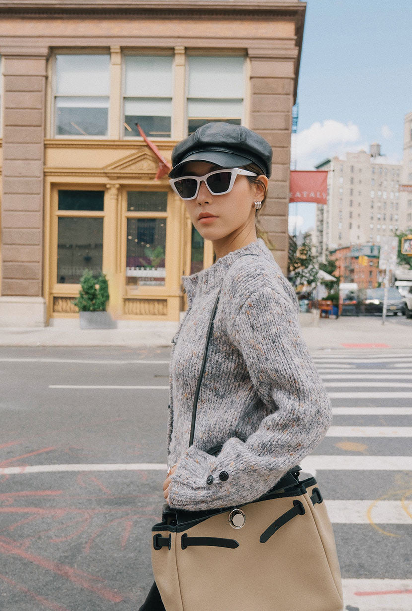 Colt Wool Cardigan - Grey