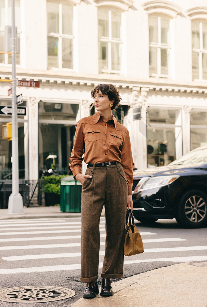Reign Wool Pants - Hazelnut