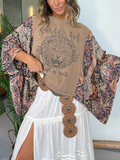 Def Leppard Mix & Match Tee Taupe（No Patch）