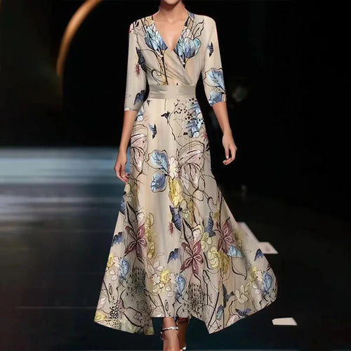Aria™ | Chic Dress with Floral Print